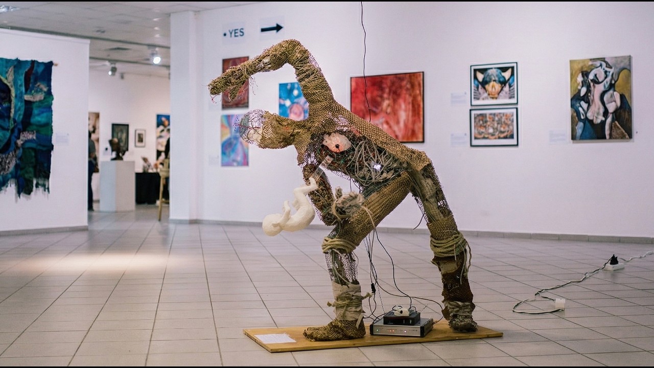 Sculpture Individual: Technical Issue 2.0 d’Eitan Rieger présentée à Berlin